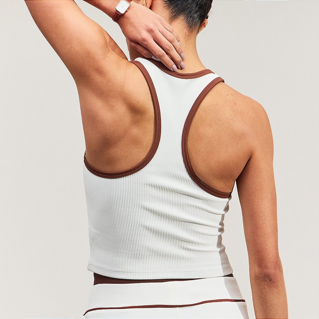 Imagem 2 do produto Camiseta Regata Feminina Colcci Slim Malha Sport PR27