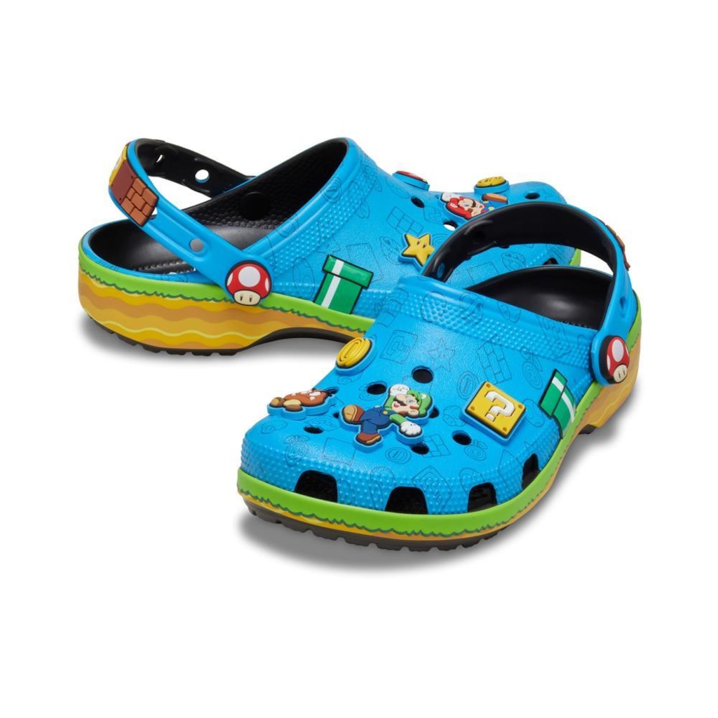Imagem 4 do produto Sandália Unissex Crocs Super Mario Core Classic Clog Multi