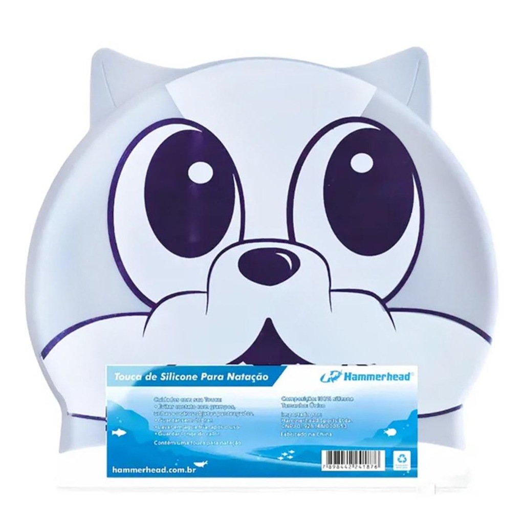 Imagem 2 do produto Touca de Natação Hammerhead Silicone Animal Kids Cachorrinho Infantil