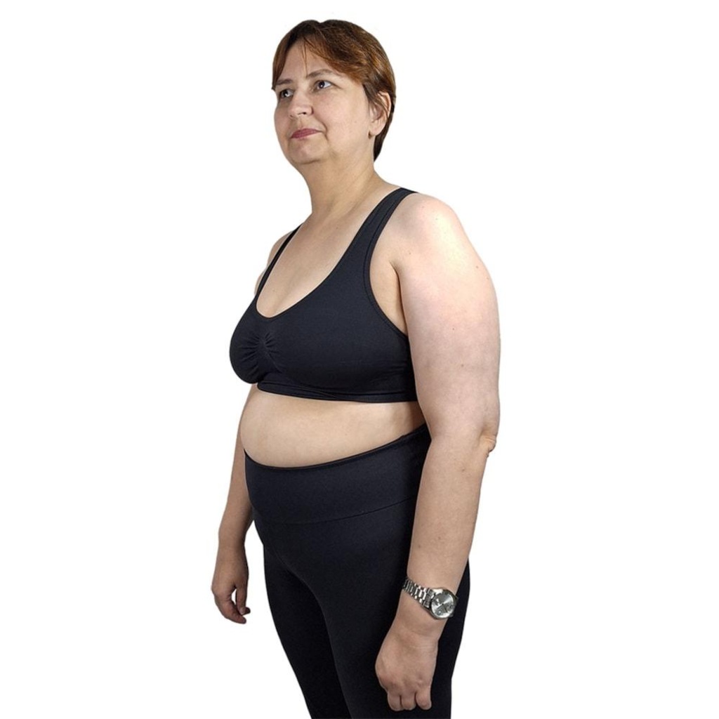 Imagem 2 do produto Top Academia Selene Nadador Sem Costura Plus Size - Feminino