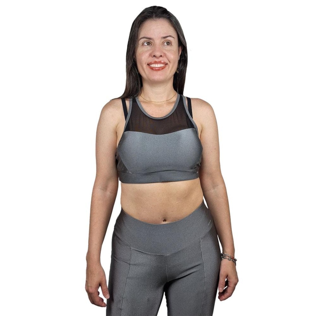 Top Academia Selene Com Recorte e Bojo - Feminino