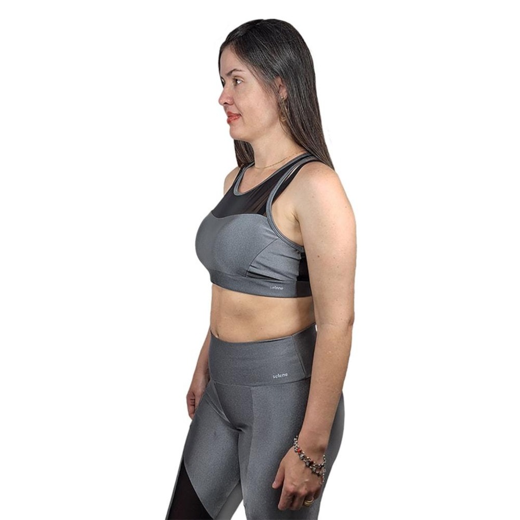 Imagem 2 do produto Top Academia Selene Com Recorte e Bojo - Feminino