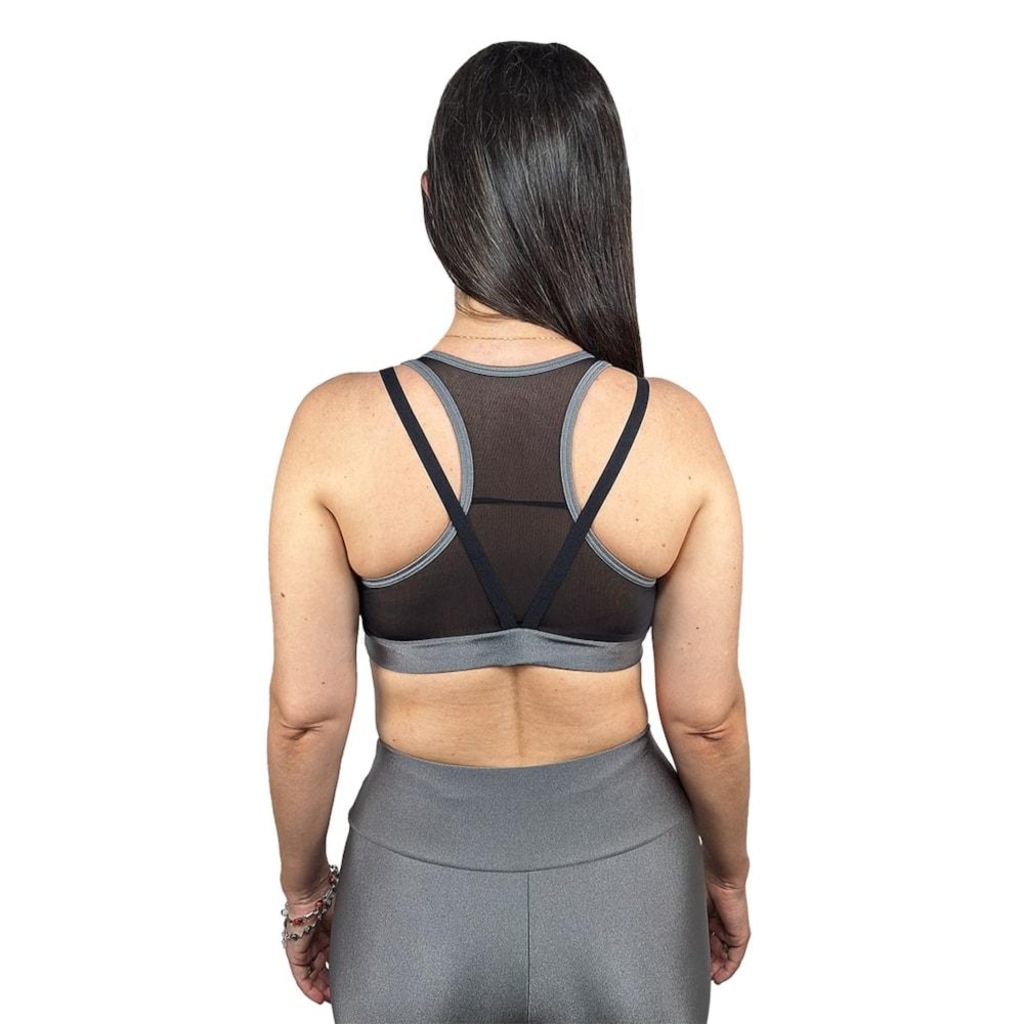 Imagem 3 do produto Top Academia Selene Com Recorte e Bojo - Feminino