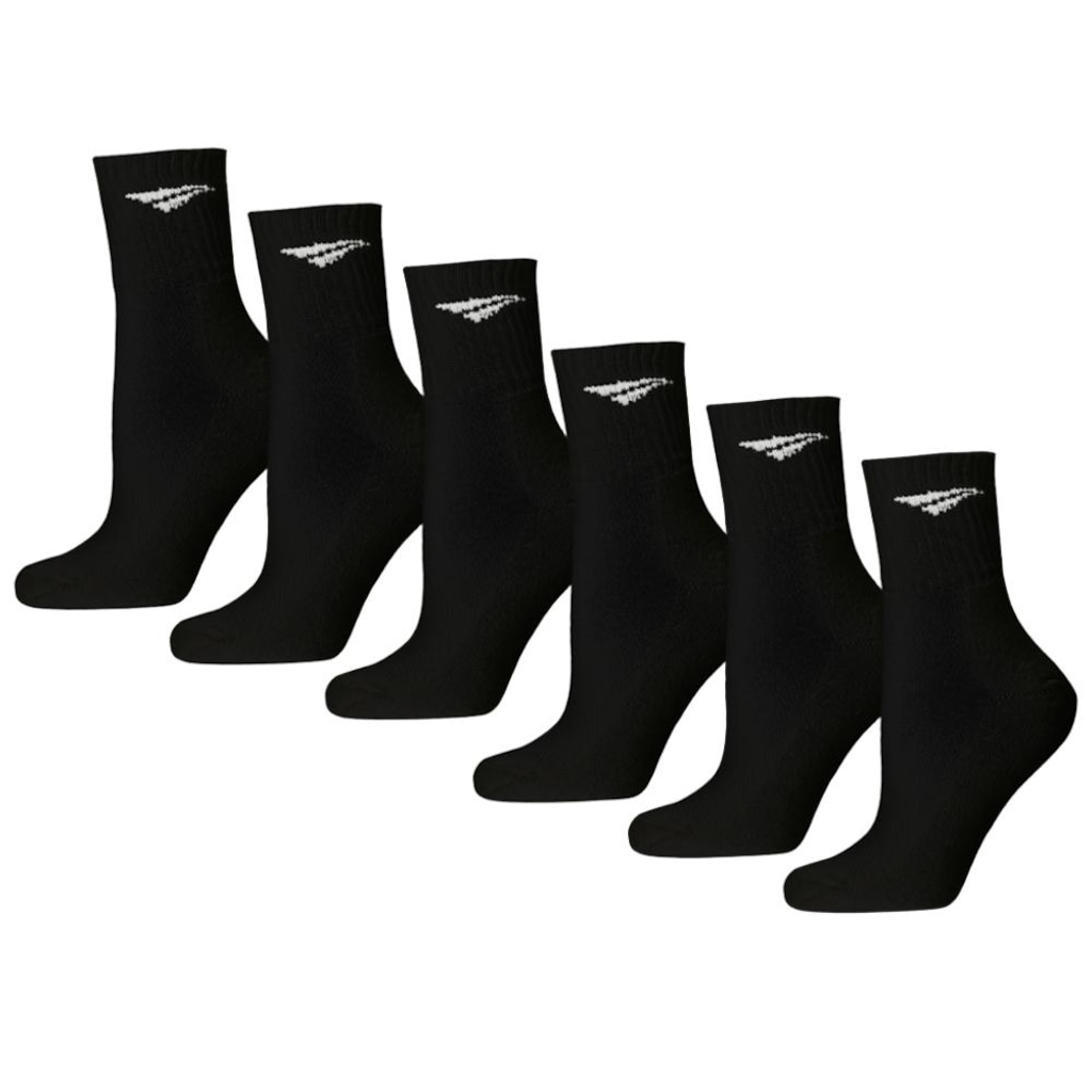 Kit Meia Penalty Cano Médio Algodão - 6 Pares - Unissex