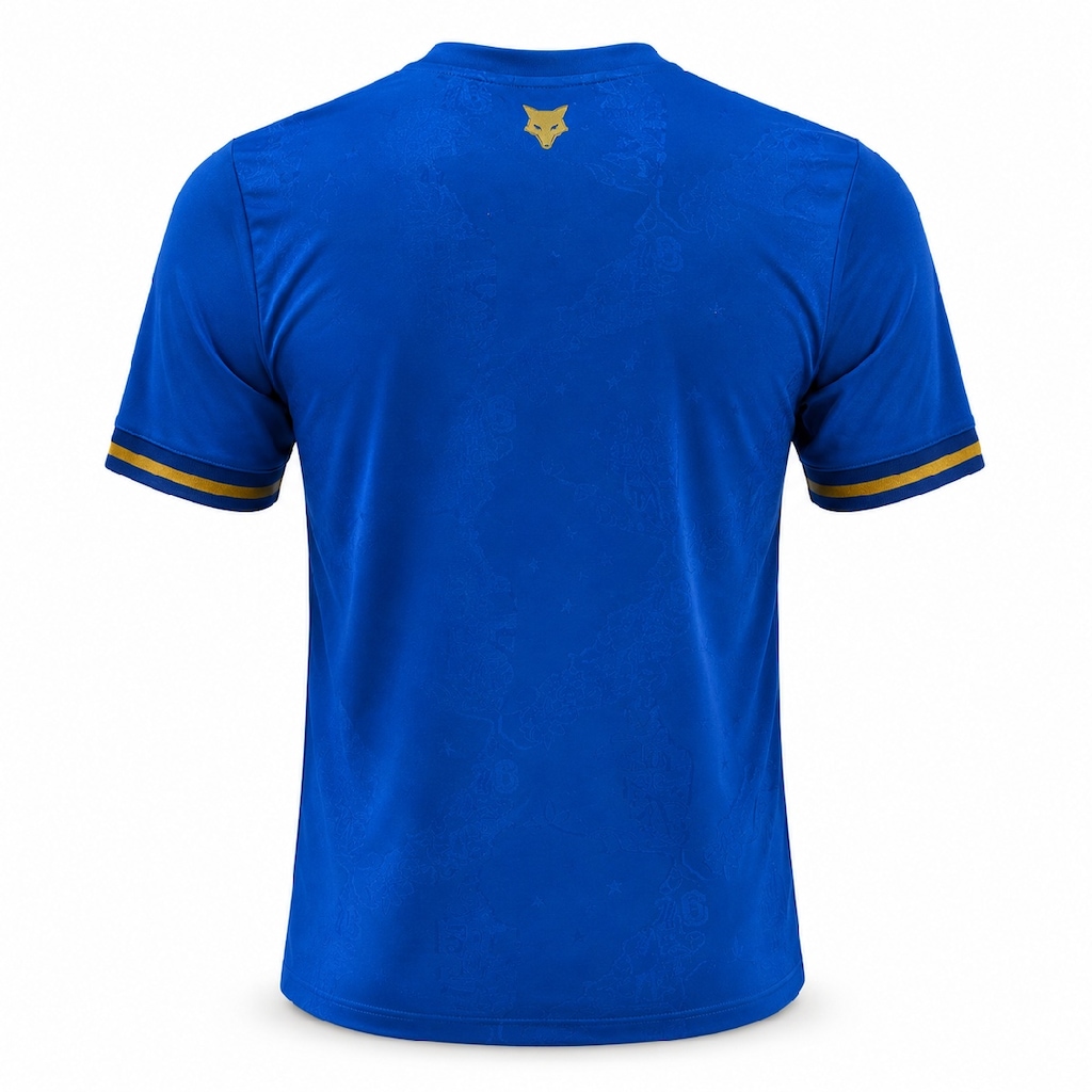 Imagem 5 do produto Camisa Cruzeiro Jacquard Edição Especial 1976 Gold Edition RetrôMania Masculino