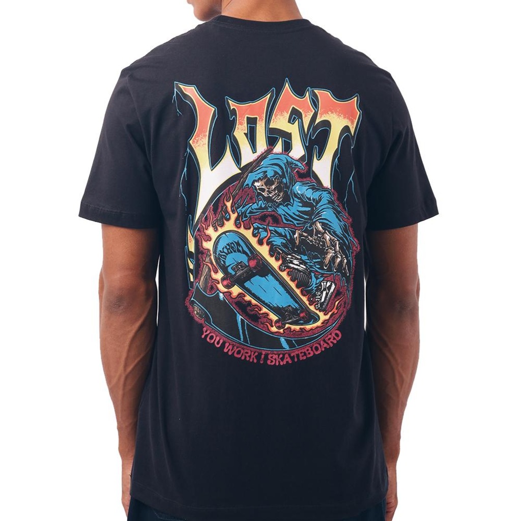 Imagem 2 do produto Camiseta Lost You Work I Skateboard Masculina