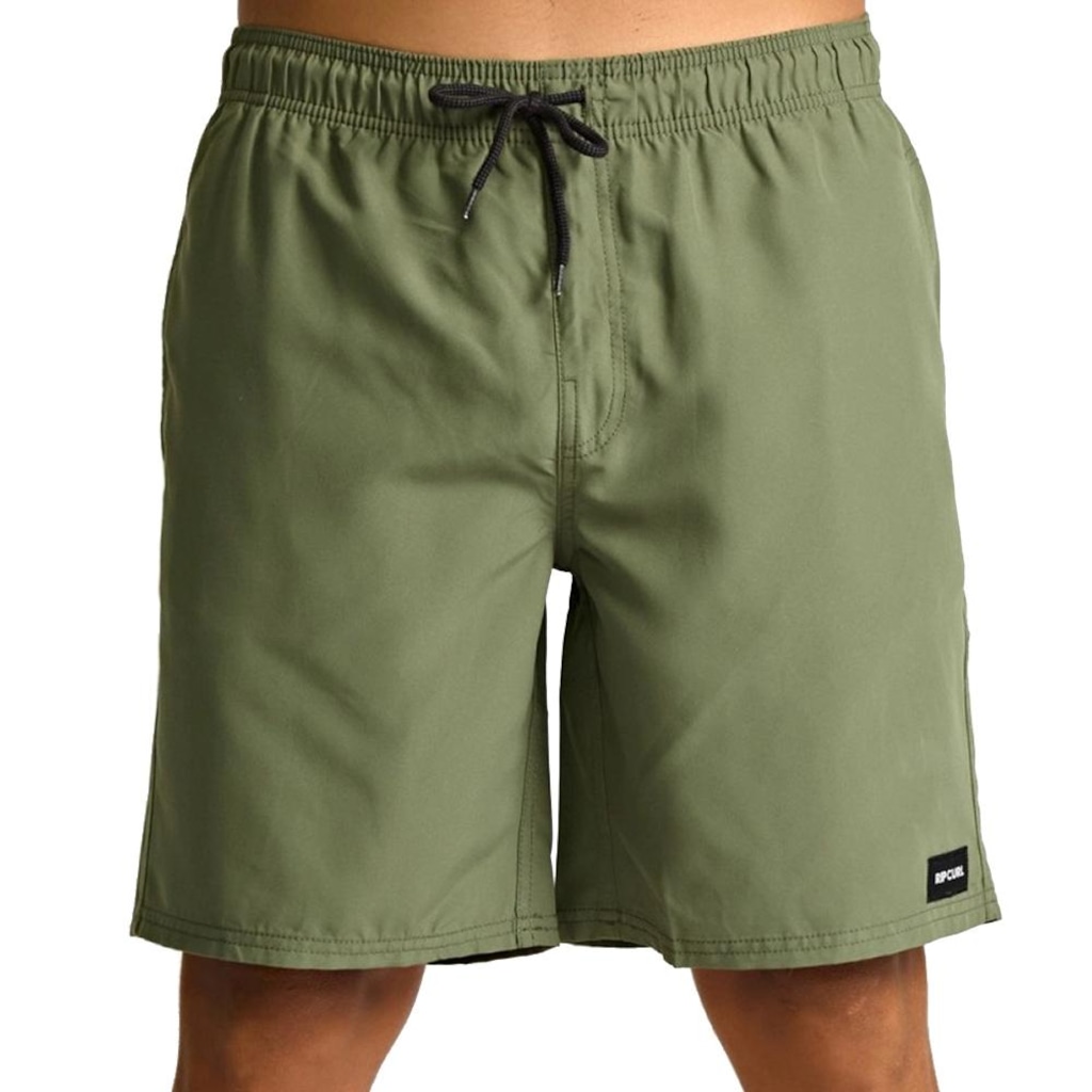 Bermuda Rip Curl Abi Washed Volley Brazil  Dark Olive Masculina