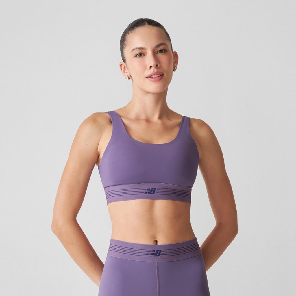 Top Fitness New Balance AC Train Bra Feminino