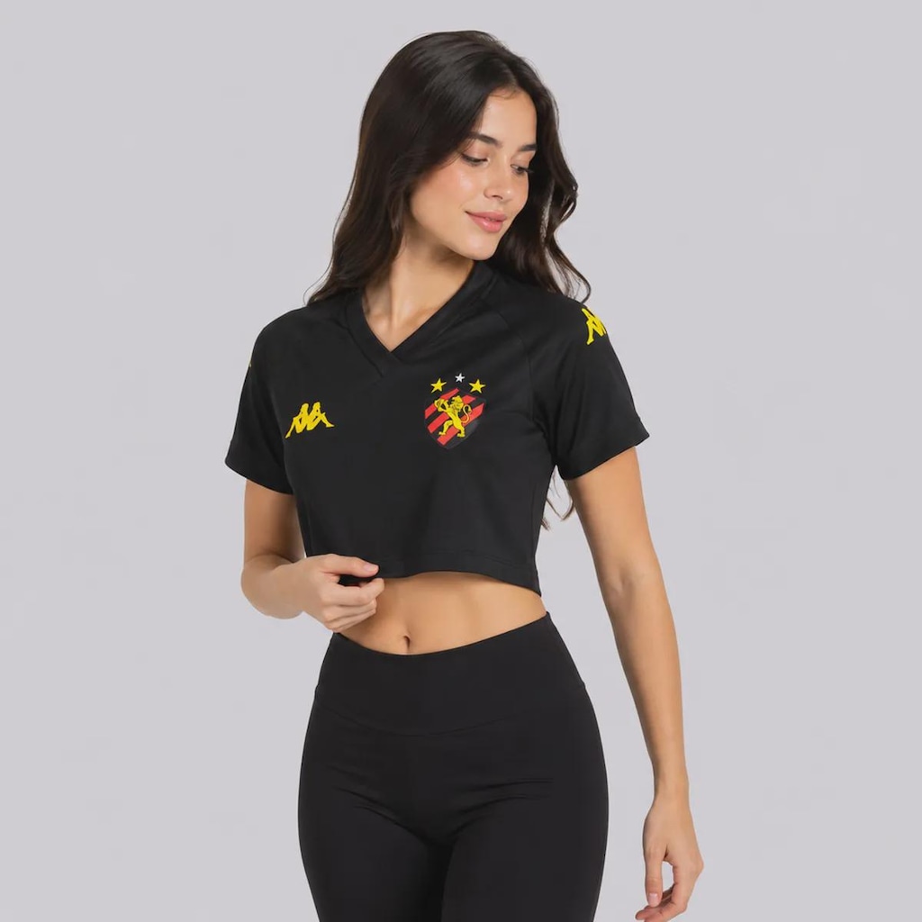 Imagem 2 do produto Cropped do Sport Recife Supporter 2026 Kappa Feminino