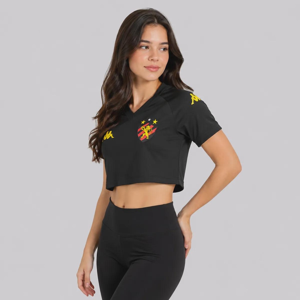 Imagem 3 do produto Cropped do Sport Recife Supporter 2026 Kappa Feminino