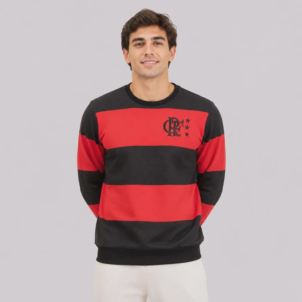 Imagem 3 do produto Blusão de Moletom Flamengo Retro 1981 Home Masculino
