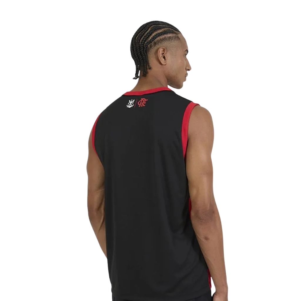 Imagem 2 do produto Camiseta Regata Braziline Flamengo Presença ADT Masculina