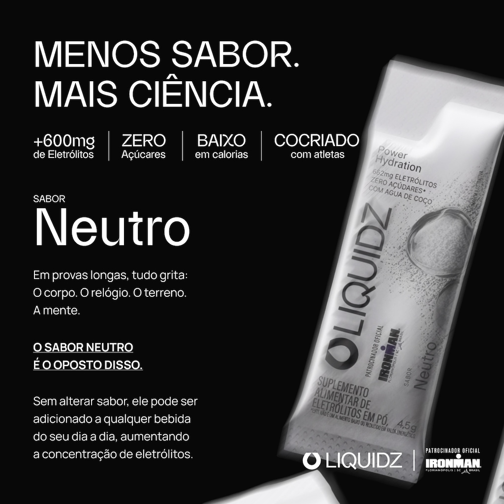 Imagem 5 do produto Kit 1 Caixa - 14 sachês LIQUIDZ® - Eletrólitos Zero Açúcares - Sabor Neutro