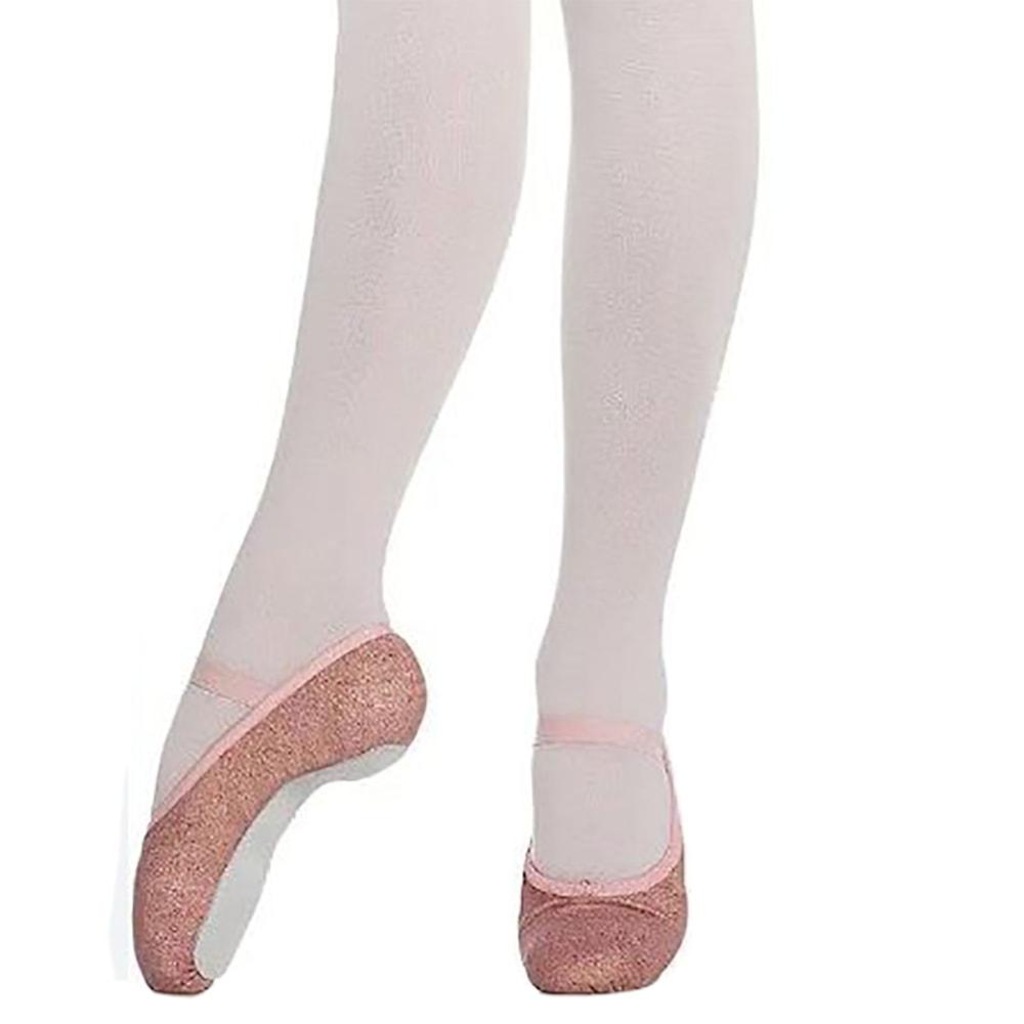 Imagem 3 do produto Sapatilha Ballet Rosa com Gliter Rosa Só Dança Meia Ponta Infantil