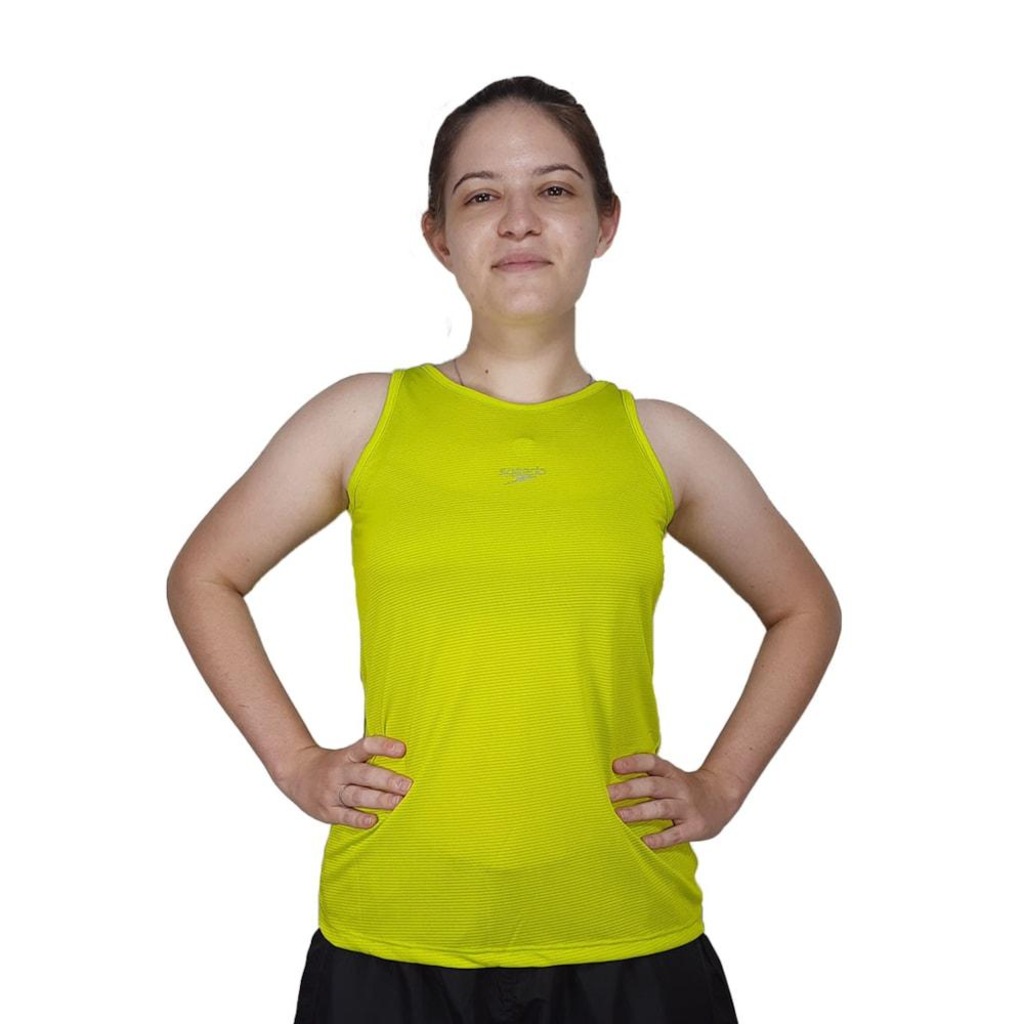 Camiseta Regata Speedo Lines Essence Feminina