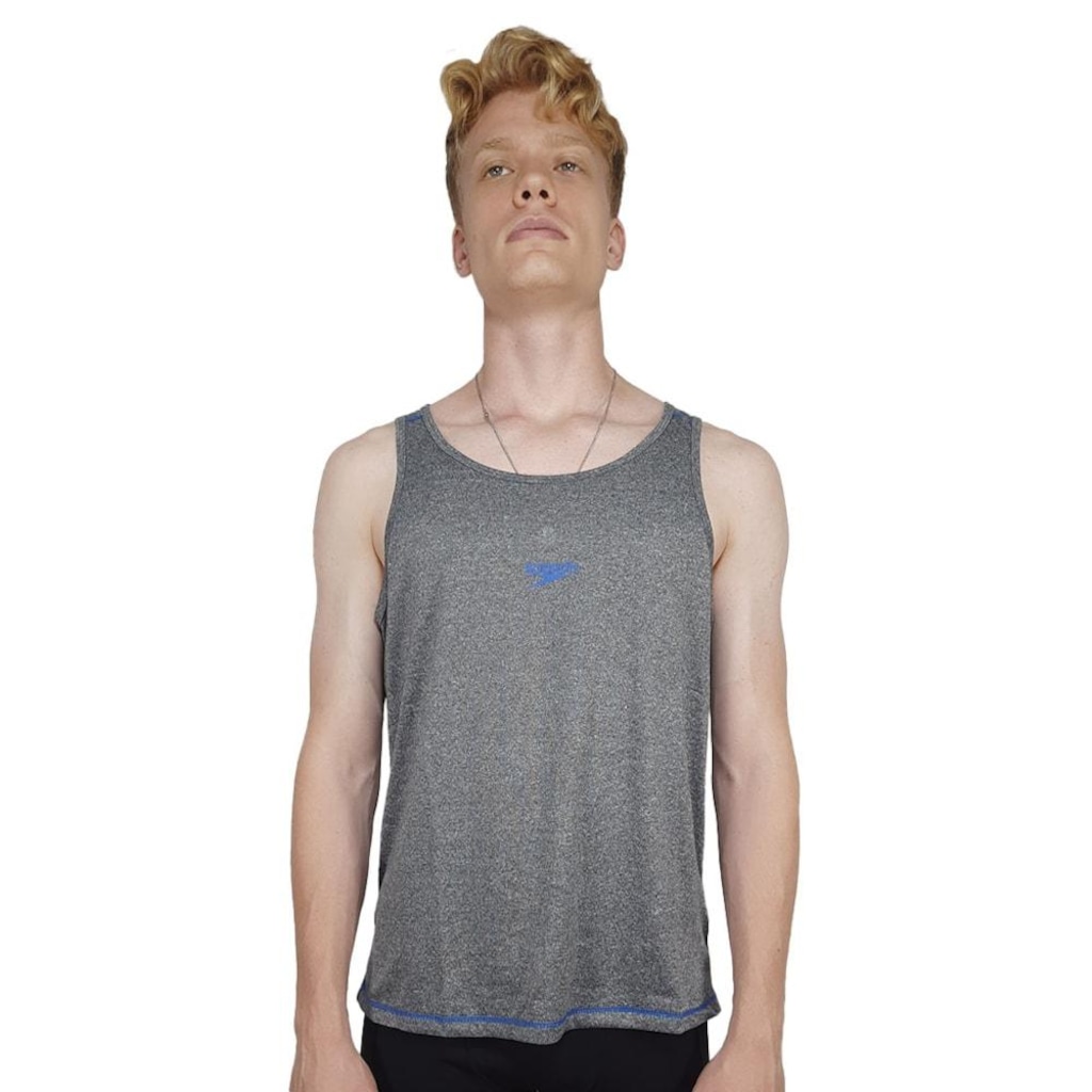 Camiseta Regata Speedo Core Mescla Masculina