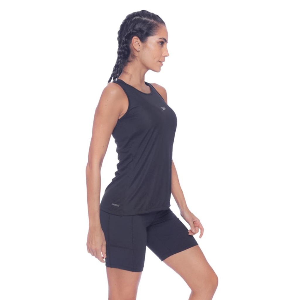Imagem 2 do produto Camiseta Regata Speedo Alongada Interlock Feminina