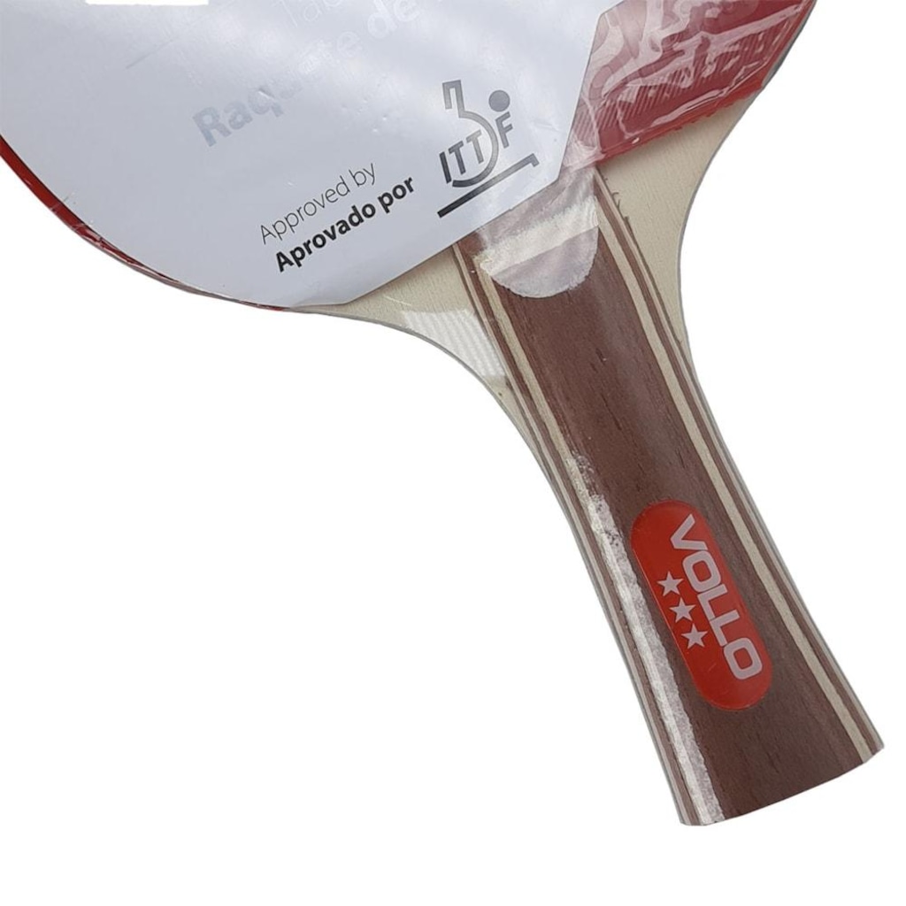Imagem 4 do produto Raquete Tênis de Mesa Vollo Impulse ITTF VT-604 Unissex