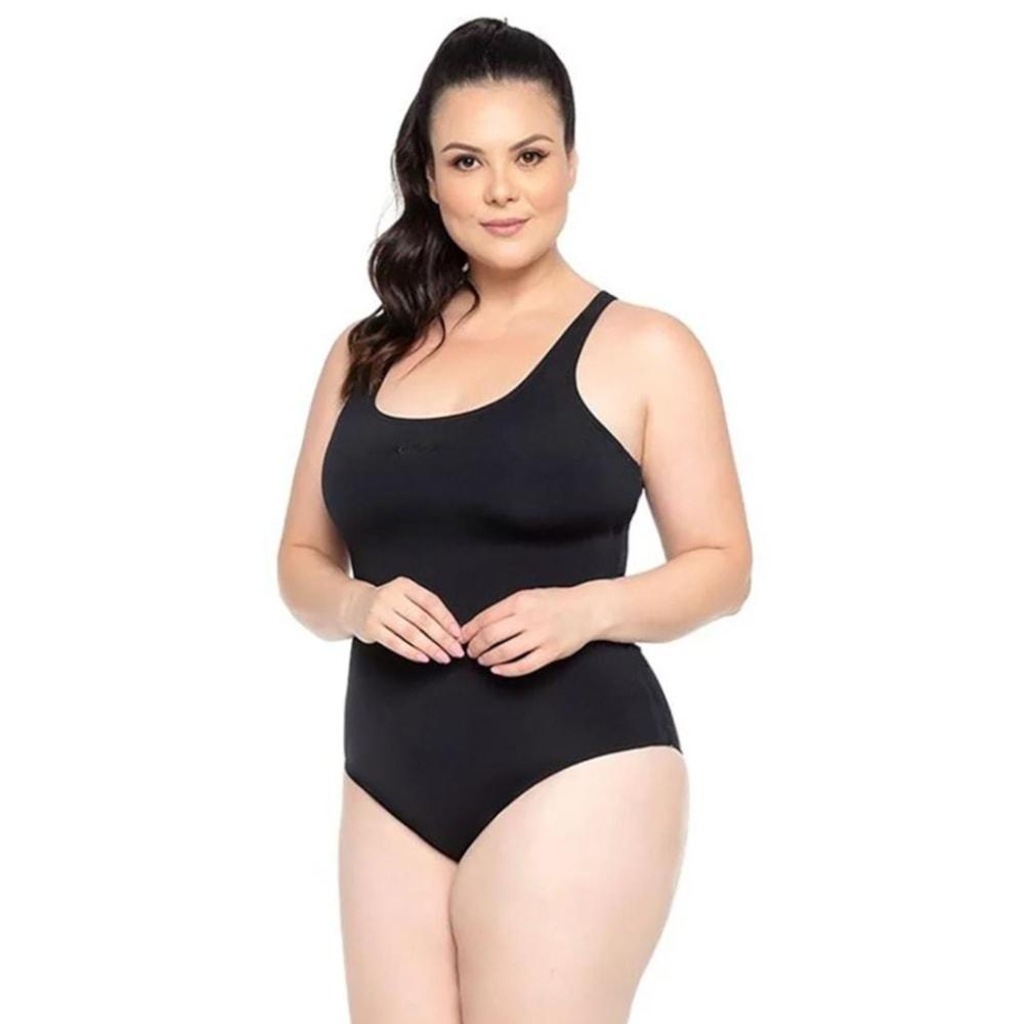 Imagem 3 do produto Maiô Natação Trinys Helanca Costas Nadador Plus Size Feminino