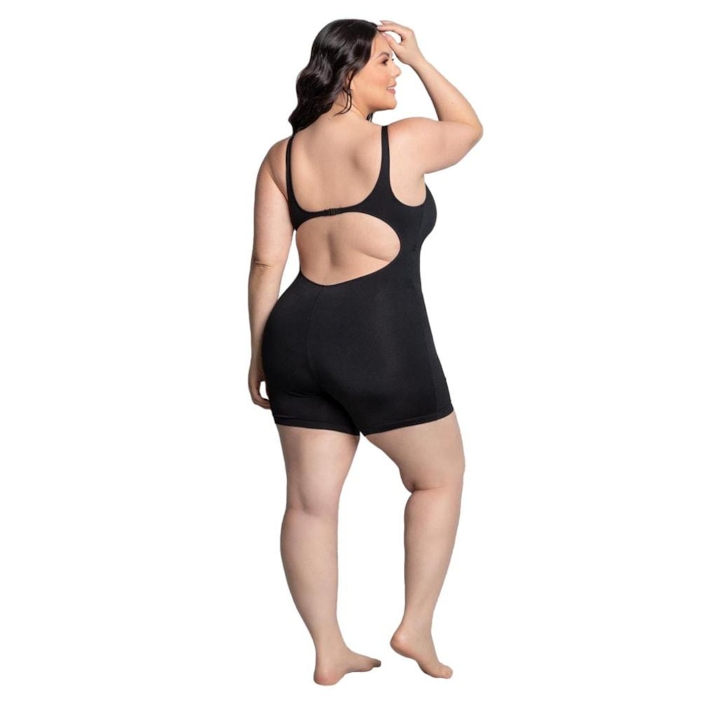 Imagem 2 do produto Maiô Macaquinho Trinys Com Fecho Plus Size Feminino