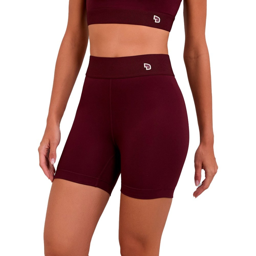 Bermuda Alto Giro Cós Canelado Feminina