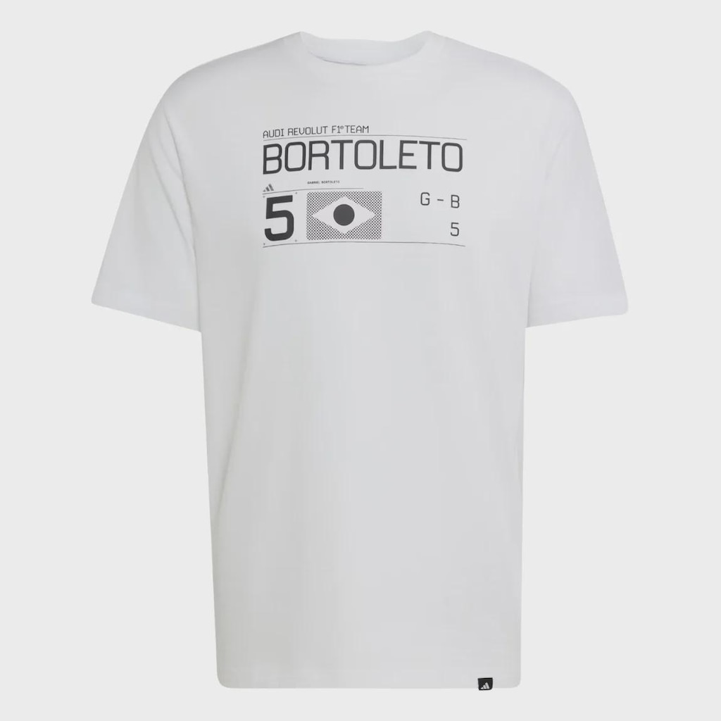 Camiseta adidas Audi Revolut Gabriel Bortoleto Masculina