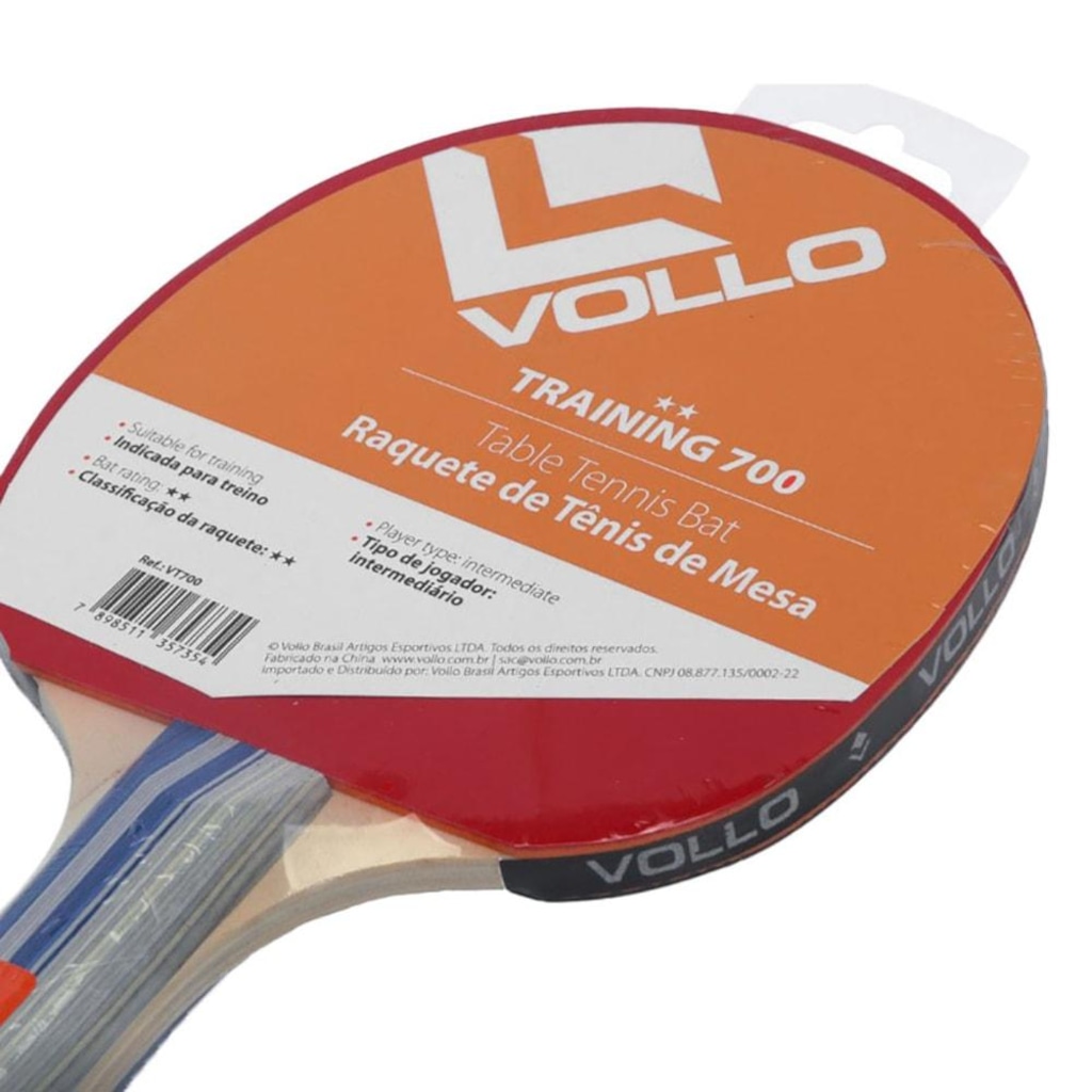 Imagem 2 do produto Raquete Tenis de Mesa Vollo Training 700 VT700 Unissex