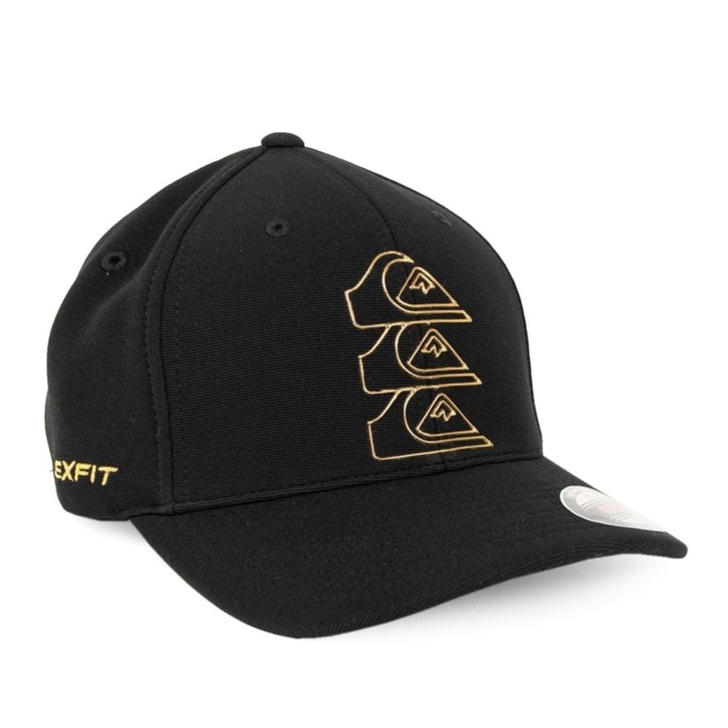 Imagem 3 do produto Boné Quiksilver Flexfit Chrome Three Logo