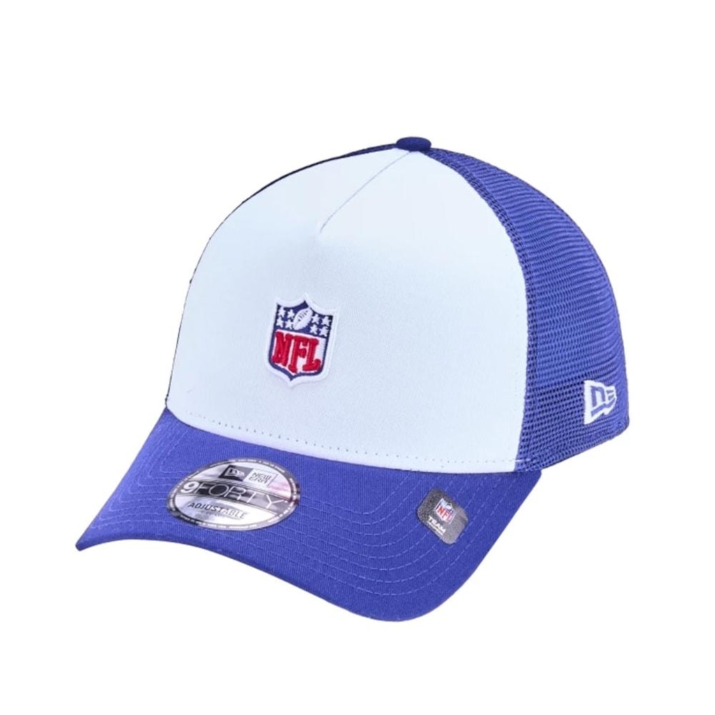 Boné New Era 9FORTY A-Frame Trucker NFL Game São Paulo 2025