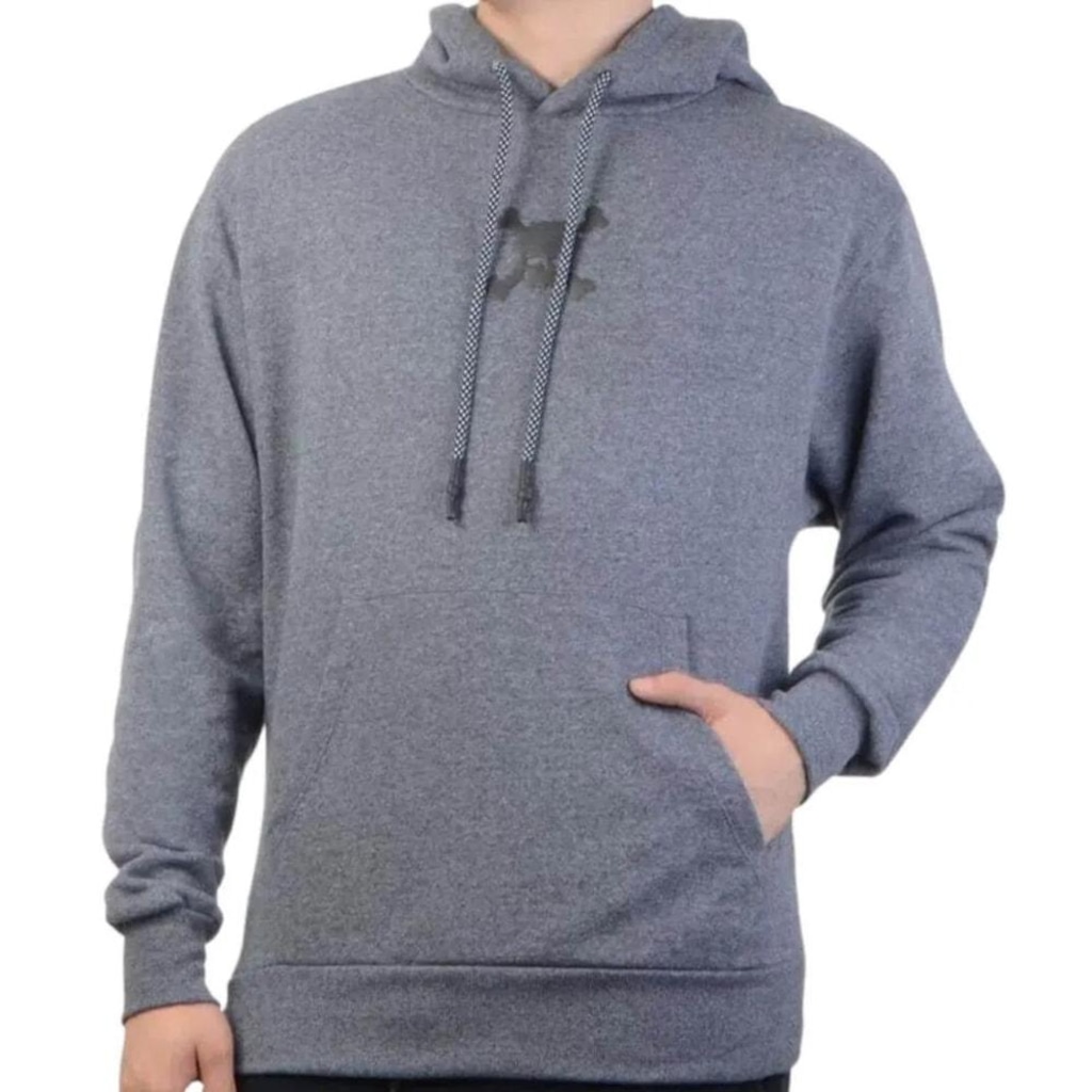 Blusão de Moletom Canguru Oakley Skull Heritage Heather Masculina
