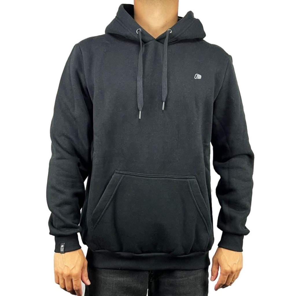 Blusão de Moletom Canguru Freesurf Line Masculino