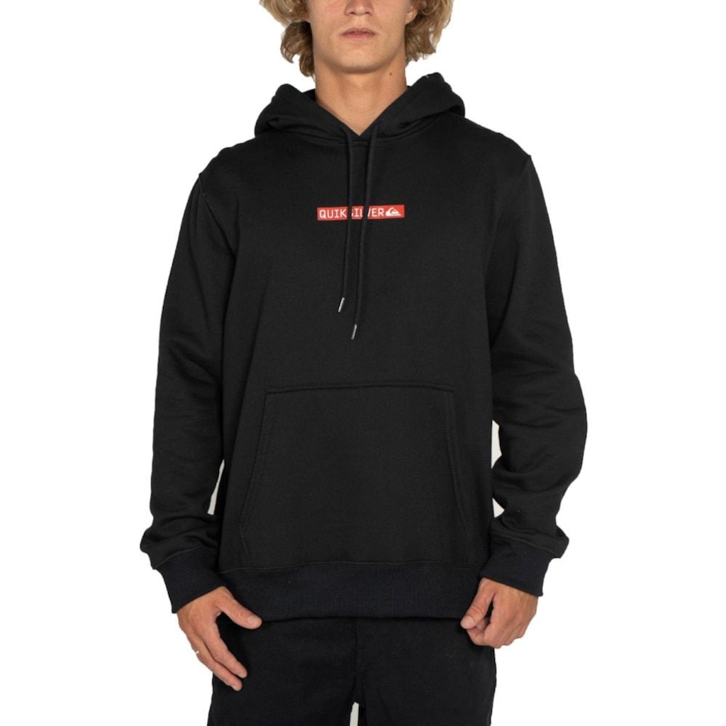 Blusão de Moletom Canguru Quiksilver Q4220127 Masculino