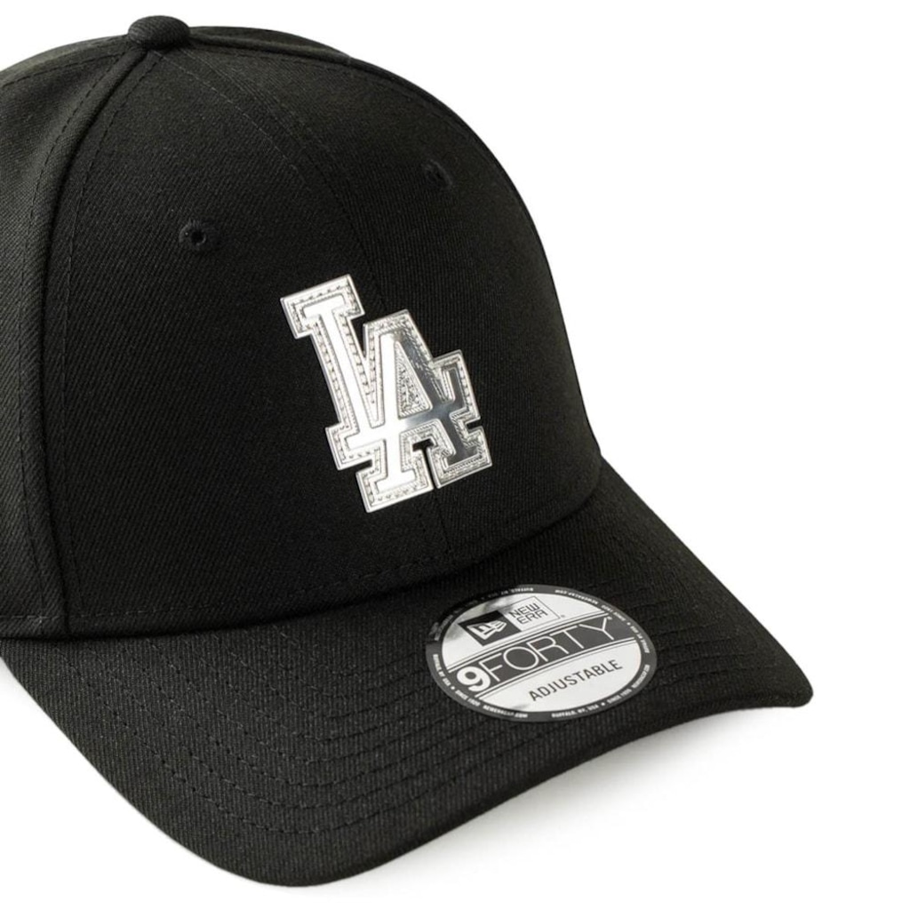 Imagem 3 do produto Boné New Era MLB 9Forty Los Angeles Dodgers Liquid Metal