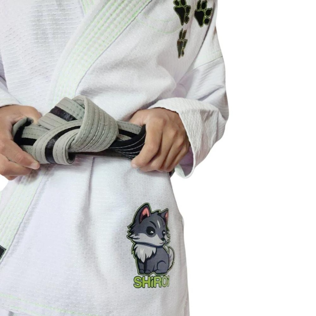 Imagem 5 do produto Kimono Jiu Jitsu Shiroi Wolf Jr Infantil