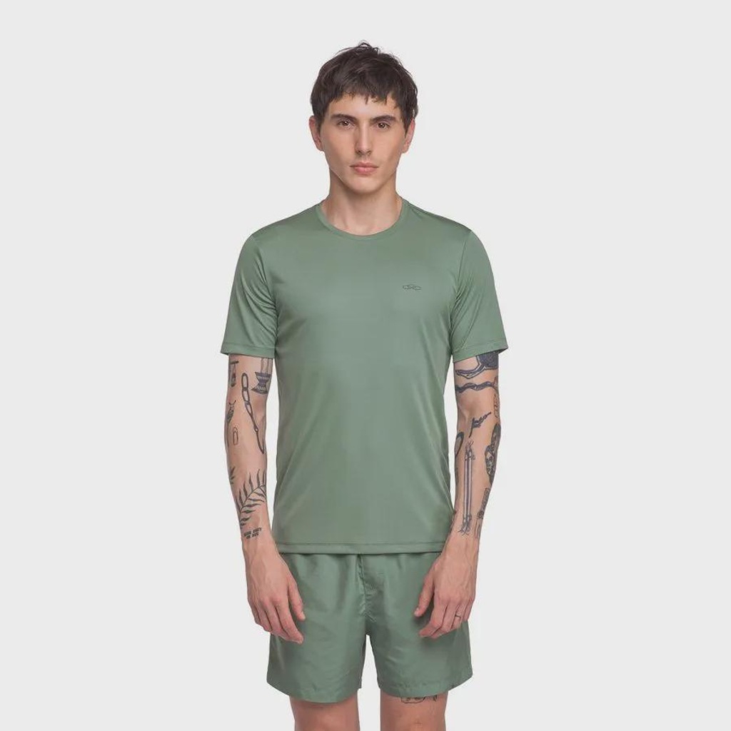 Camiseta Olympikus Essential Manga Curta Masculina