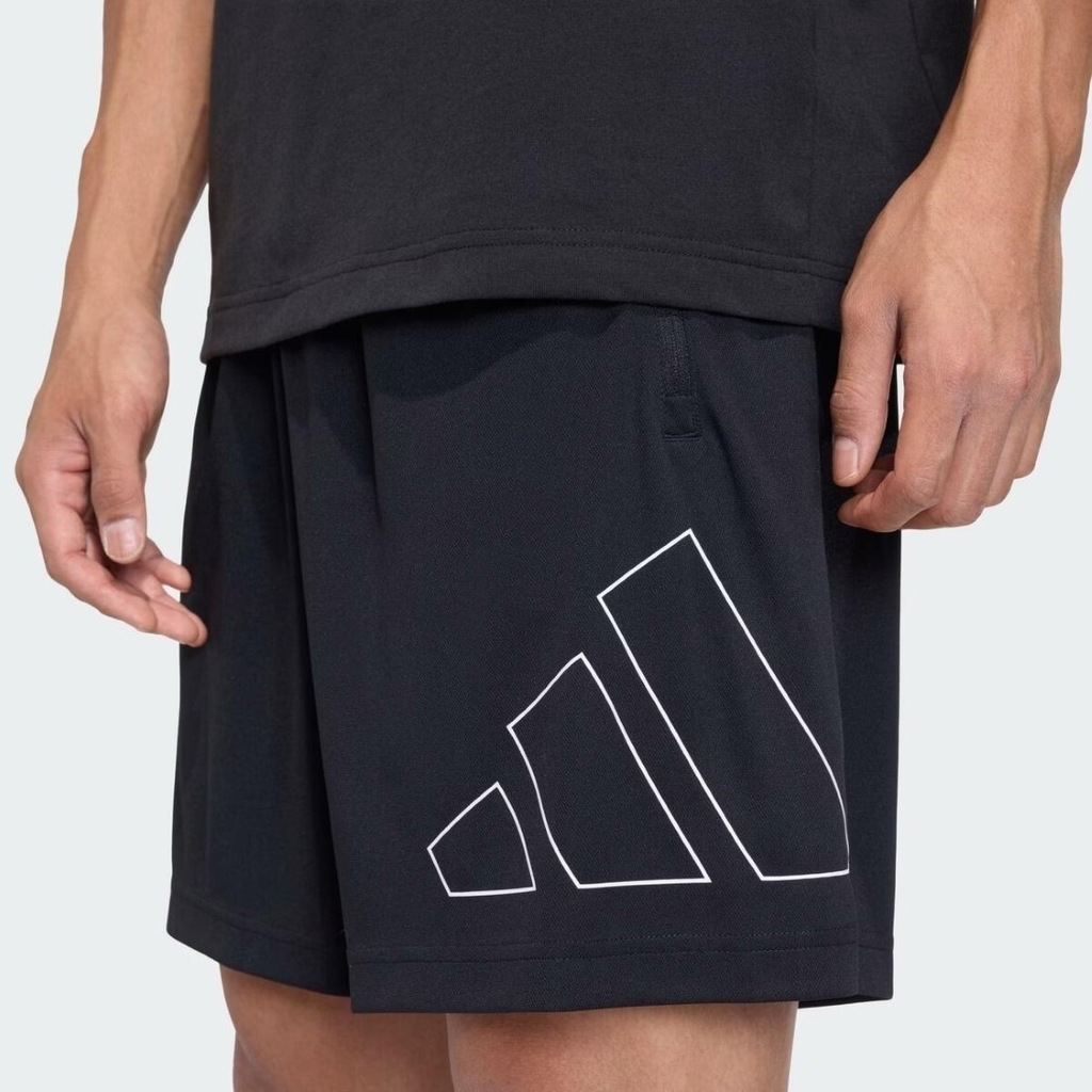 Imagem 3 do produto Short adidas Piquet Logotipo Grande Workout Essentials Base - Masculina