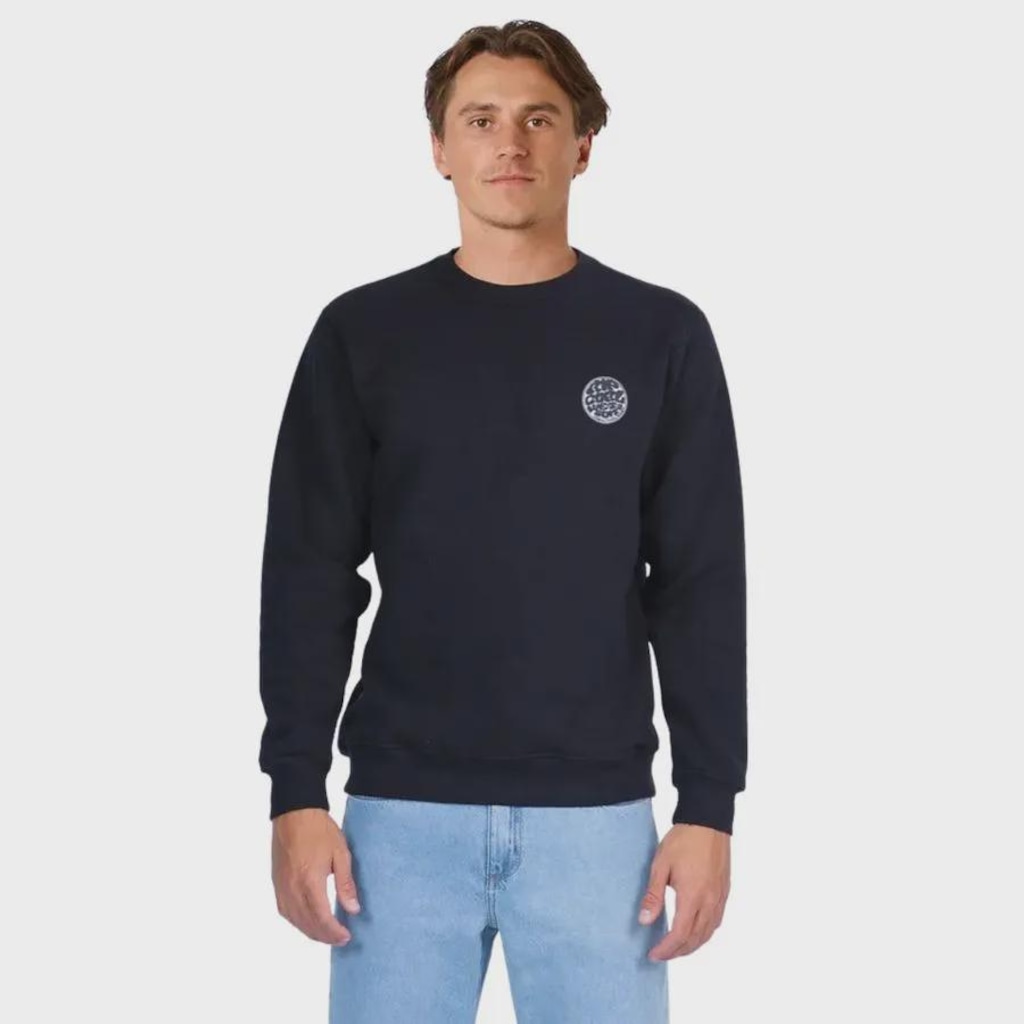 Imagem 1 do produto Blusão de Moletom Rip Curl Wetsuit Icon Crew Masculino