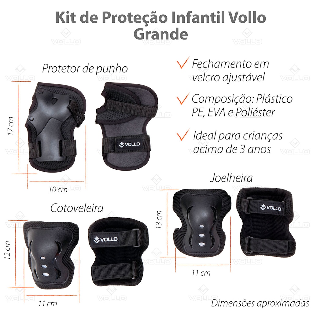 Imagem 4 do produto Kit de Proteção Vollo Infantil