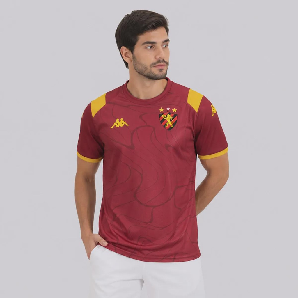 Imagem 1 do produto Camisa do Sport Recife 2026 Treino Kappa Comissão Masculina