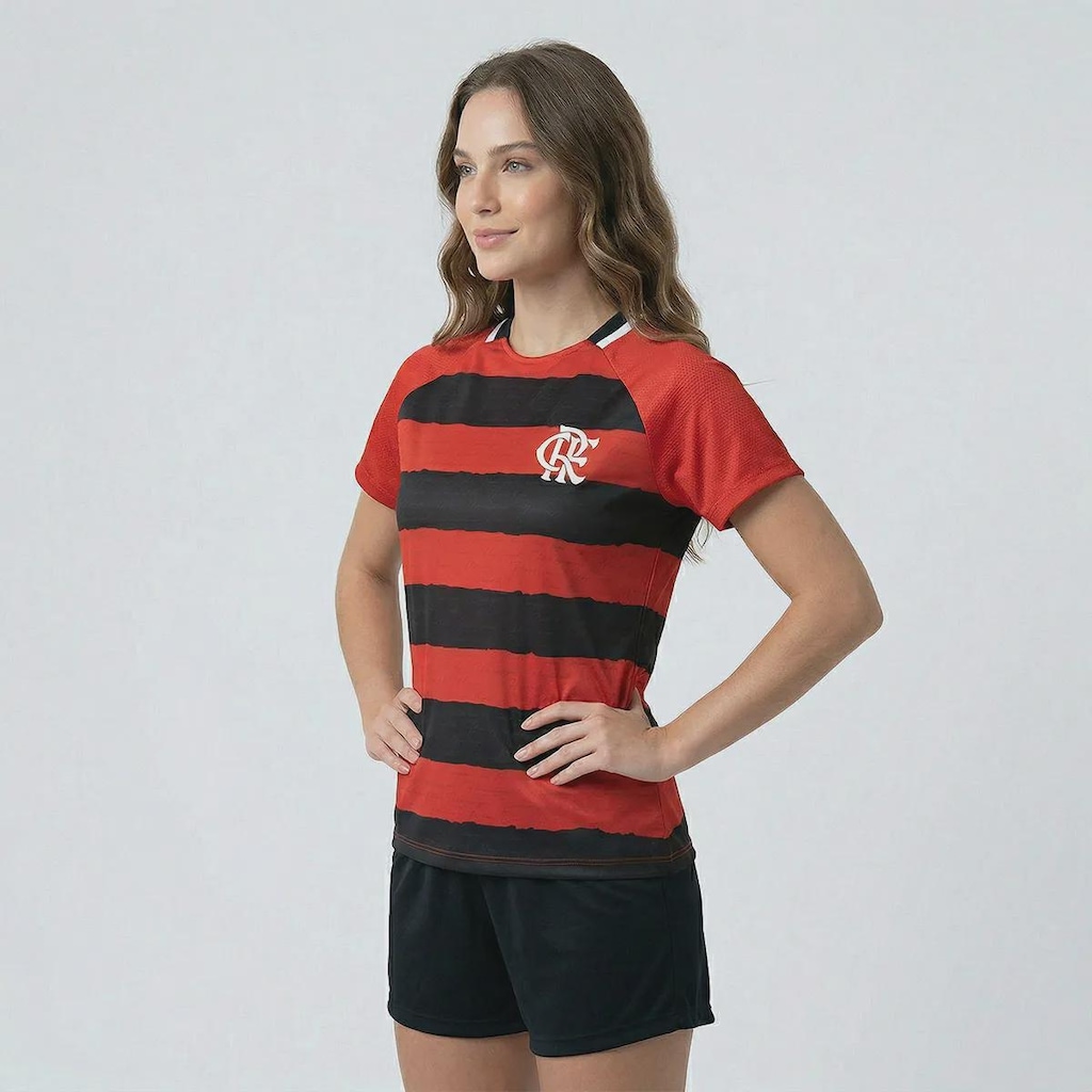 Imagem 3 do produto Kit 2 Camisas do Flamengo Manto e Fulgor Feminina