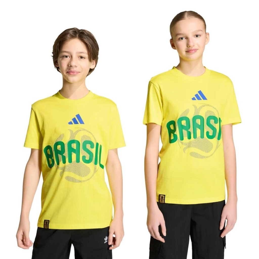 Imagem 1 do produto Camiseta do Brasil adidas 26 - Infantil