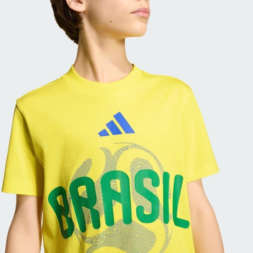Imagem 3 do produto Camiseta do Brasil adidas 26 - Infantil