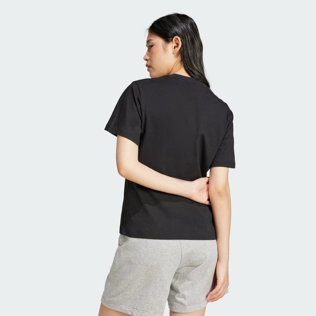 Imagem 2 do produto Camiseta adidas Essentials De Algodão Com Logotipo Pequeno - Feminina