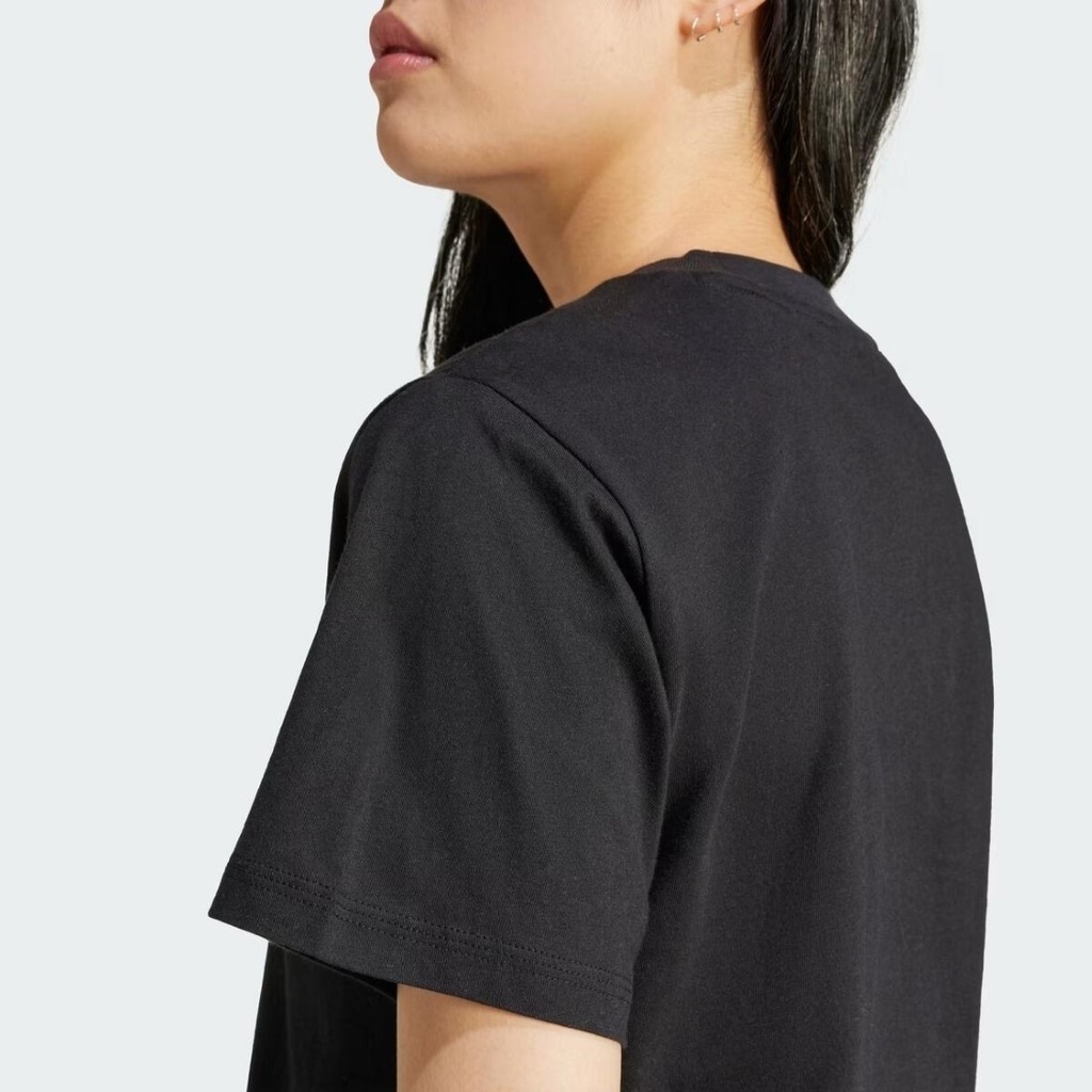Imagem 4 do produto Camiseta adidas Essentials De Algodão Com Logotipo Pequeno - Feminina