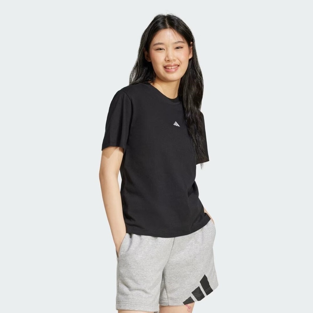 Imagem 5 do produto Camiseta adidas Essentials De Algodão Com Logotipo Pequeno - Feminina