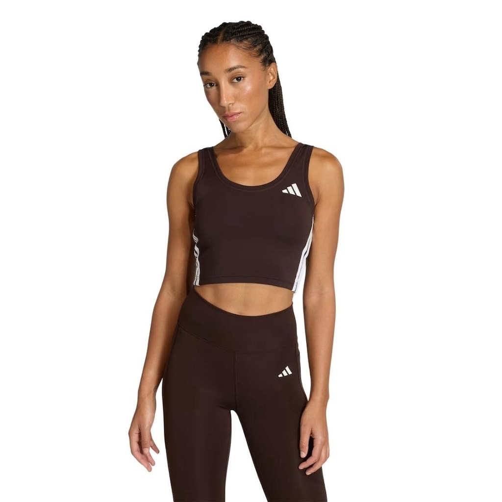 Camiseta Regata adidas Com Três Listras Train Essentials - Feminina