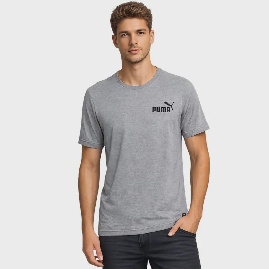 Camiseta Puma Essentials Small Logo Tee Masculina