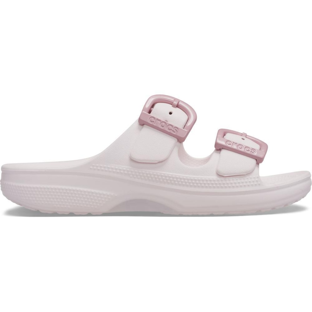 Sandália Feminina Crocs Saturday Enamel Buckle Sandal