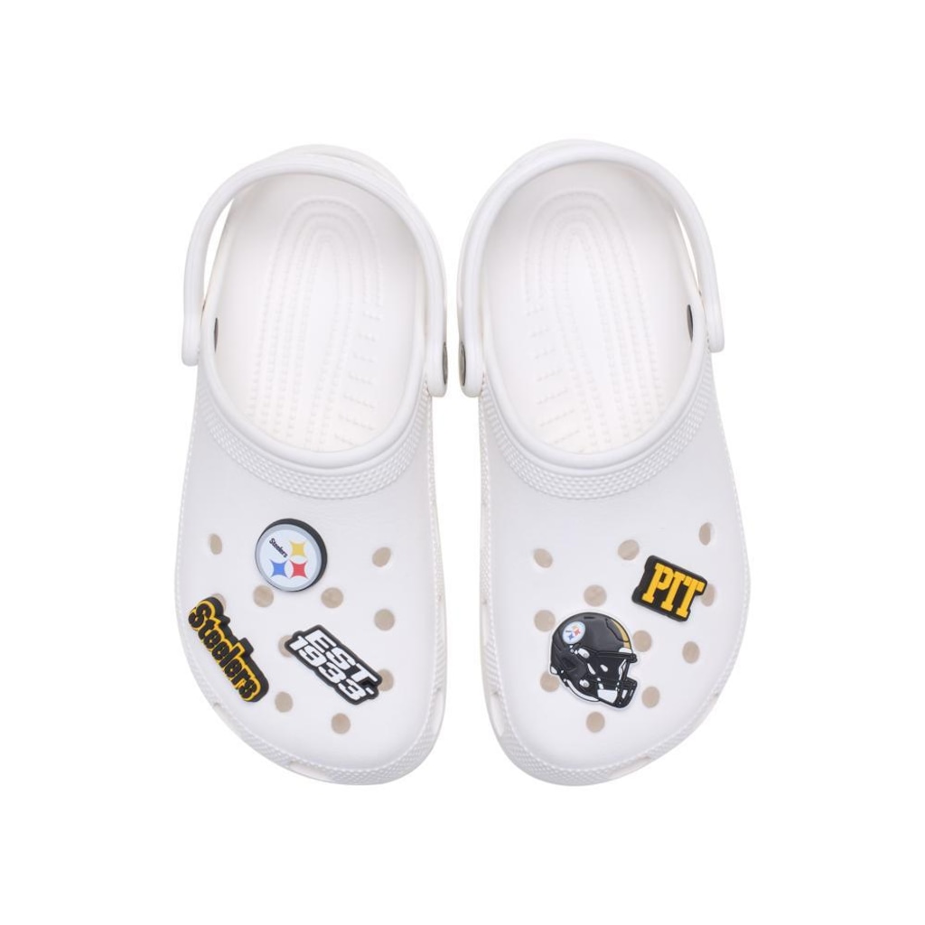 Imagem 2 do produto Jibbitz™ Crocs NFL Pittsburgh Steelers Pack Com 5 Peças Única - Unissex
