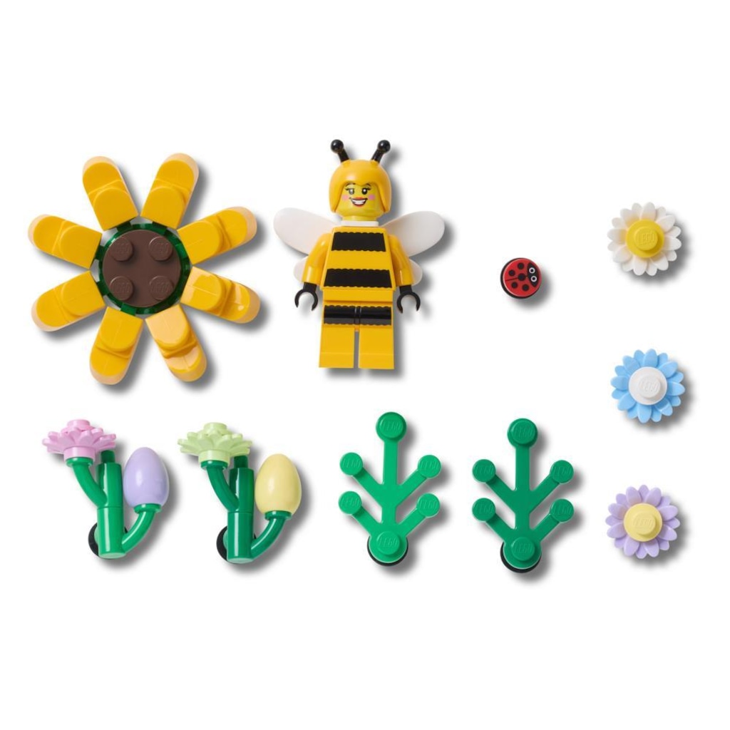 Jibbitz™ Crocs Lego Botanicals Pack com 10 Peças